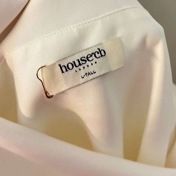 House of CB Cream Off-Shoulder Mini Dress - Picture 8 of 11